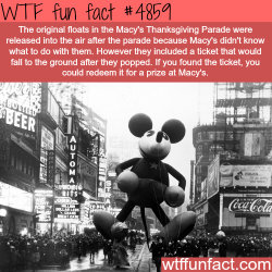 wtf-fun-factss:  The original Macy’s Thanksgiving Parade -