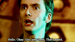 timelordcurse:  The tenth Doctor’s first and last words requested