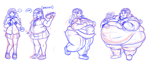 magicstraw: magicstraw: Some more WIP sketches for the WIP sketch pile. The pile is growing! 
