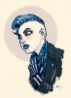 roricomics:  Warm-up sketch of Harper Row/Bluebird :D 