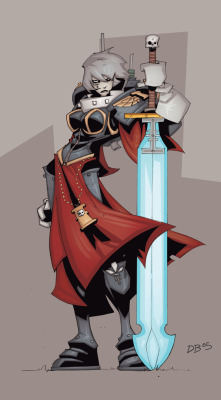 sororitahazel:  sister of battle  yet more warhammer 40k stylee 