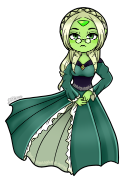 umeguru:  peicotch:  Duchess Green Dorito  or… Princess? xD
