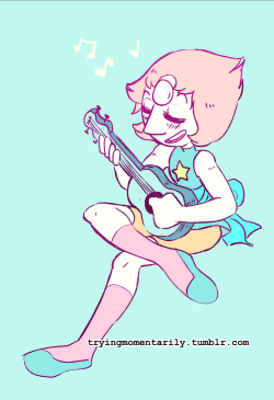 tryingmomentarily:  ukelele pearl for @piierogi bc she has a