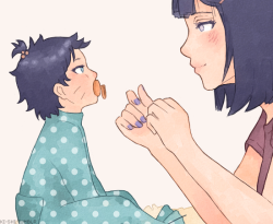 ki-shi:  MAMA HINATA WITH HER BABIESSS