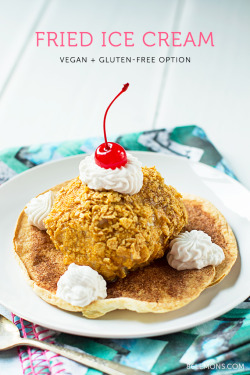 veganrecipecollection:  (via Fried Ice Cream (v/gf))