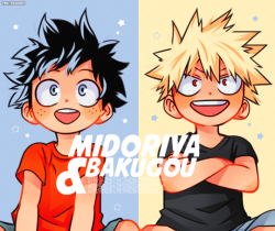 yaqitoshinori:  Bakugou & Midoriya |  ★  Brilliant Future