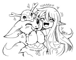 razygurr:  Drew me and Mikatchu’s yordle mains 