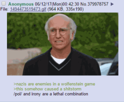 papatulus: breaking-za-warudo:  campbell-duo: /pol/ got a dose