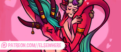 JANUARY ELSEWHERE PINUP - NOW UP ON PATREONI just uploaded a