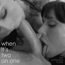 the-wet-confessions:  when it’s two on one