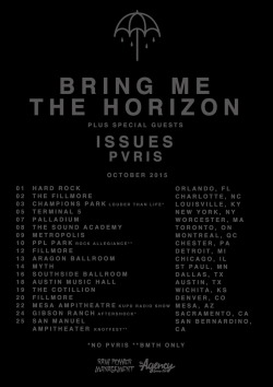 thisispvris:  USA tour with Bring Me the Horizon this October.