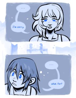 sicklydoodles:  ✨🌊 Thank you, Naminé. 🌊✨A comic about