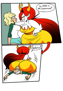 chillguysmut:Solo doodle of Hekapoo’s first encounter with