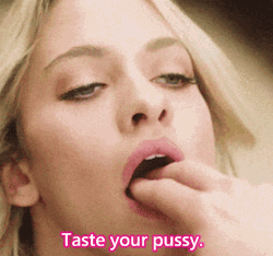 objectificationtherapy:  Your pussy has the best taste when you’re