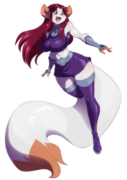 chalodillo:  Starfire Sarah alternate hair color.  