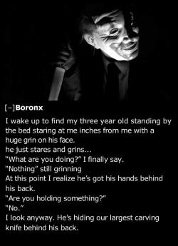 sixpenceee:Here are some more of the creepiest things kids have