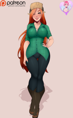 Wendy from Gavity Falls is up in Patreon!It will be up in Gumroad