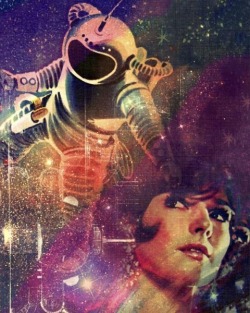 kitschgirl65:  John Keddie - Astronaughty - art prints and posters