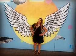Angel wings.  (at MainPlace Mall)