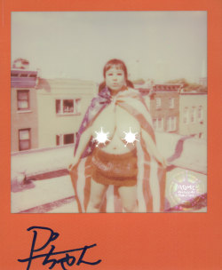 P-chan Visits America / Polaroid // 2015Available on Etsy!â€“Tumblr