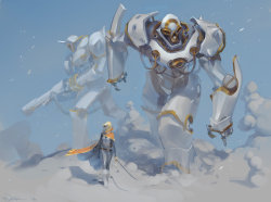 cybernetic-psychosis:  Snow Stroll by Mr–Jack  