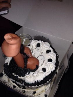 Best friend got a penis cake for his birthday.