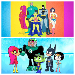 What the what? The Teen Titans live out their dreams as the Justice