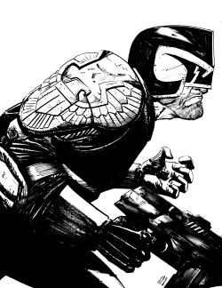 2000adonline:  Missed this one during Inktober and #DayofDredd