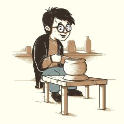 threadless:  Harry the PotterDesign by Nestor Gomez