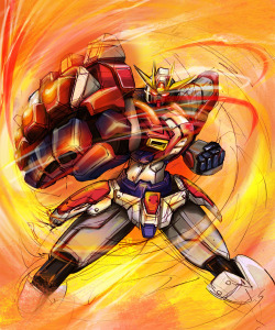 animexfavorites:  Build Burning Gundam ☆ Gundam Build Fighters