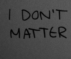 I really don’t matter~ pe We Heart It.