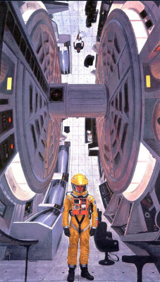 rocketumbl:  2001 A SPACE ODYSSEY Art by Bob McCall 