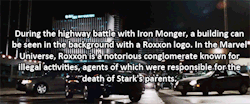 tonystahp:  avengetheangels: Iron Man Trivia Part 1/Part 2 click
