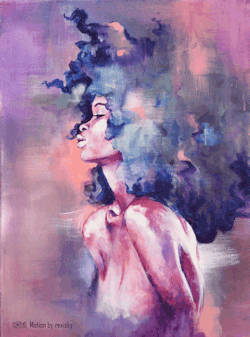 rexisky: Artwork: Nneka by Camille Alazet | Motion Effect by