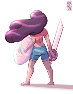 phernandezart:  Stevonnie  Sketch before bed because they were