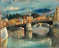 colin-vian:  Mario Mafai (1902 – 1965) Tramonto sul Lungotevere,