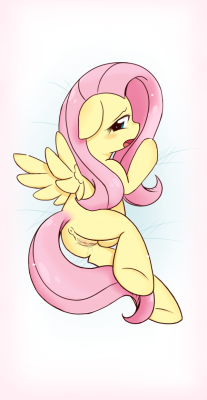 madame-elizabeth:  Fluttershy Body Pillow Designed by ~BQLongsn