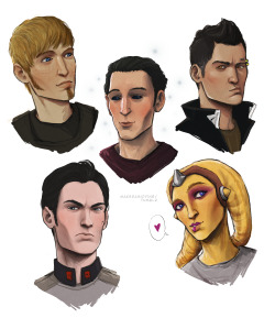 makeramidying:  doodled some of my favourite companions 