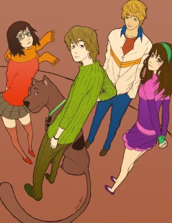 peterpayne:  I wish there were Hyouka crossover art with Scooby