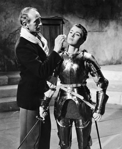 evilnol6: .Jean Seberg on the set of “Saint Joan” directed