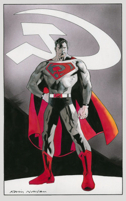 brianmichaelbendis:  Superman: Red Son by Kevin Nowlan