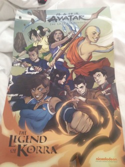 owldee:  Poster they’re giving out to ATLA/LoK fans at the