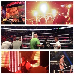 #tripleh #raw #Fire #Kane #cmpunk #myview #ringside #bigscreen