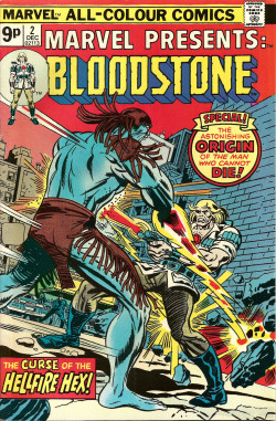 Marvel Presents: Bloodstone, No. 2 (Marvel Comics, 1975). Cover