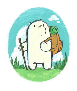 cartoonnetwork:  losassen:  Morning warm up of Ice Bear on a