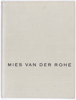  The cover of Philip Johnson’s Mies van der Rohe monograph