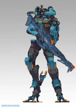 mechaddiction:  Sniper, moxuan zhang on ArtStation #mecha –