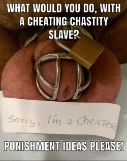 chastity-queen: @betajay  7 DAYS, 20 HOURS, 44 MINS  LEFT ON