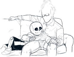 cursetale: I was commissioned a Sansby pic by an awesome watcher