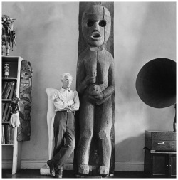 painters-in-color: Max Ernst at Peggy Guggenheim’s home, New